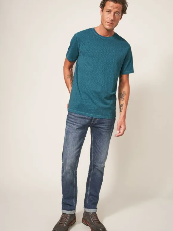 Abersoch Short Sleeve Tee in MID TEAL