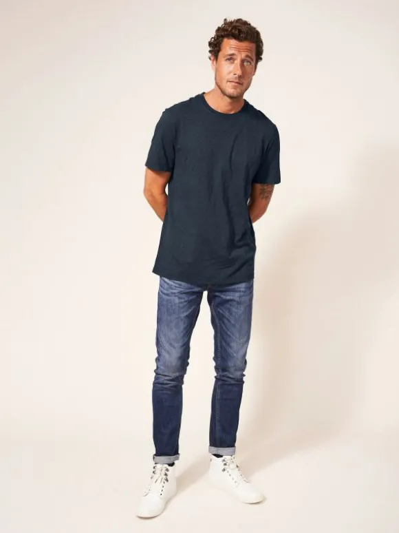 Abersoch Short Sleeve Tee in DARK NAVY