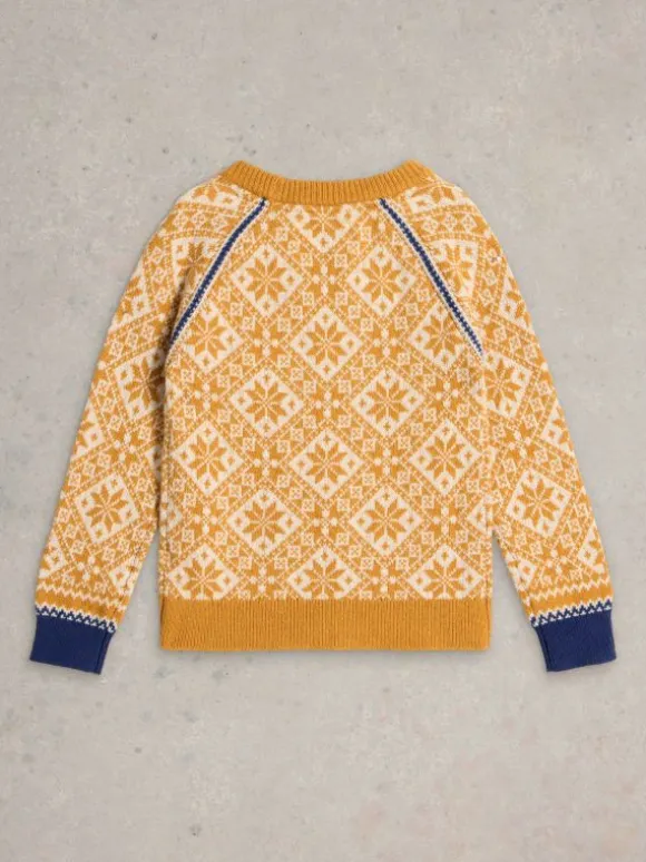 All Over Fairisle Jumper in YELLOW MULTI