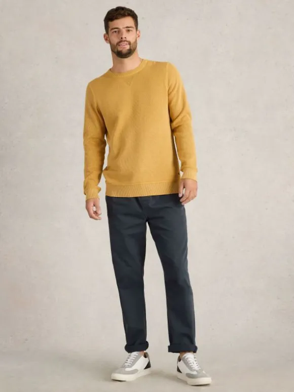 Attadale Long Sleeve Jumper in MID YELLOW