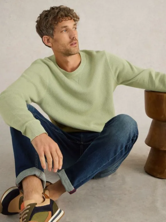 Attadale Long Sleeve Jumper in LIGHT GREEN