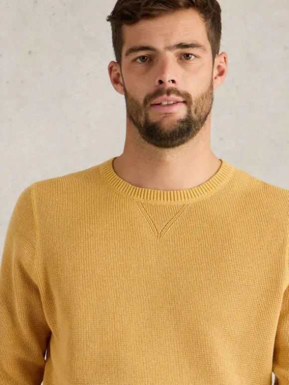 Attadale Long Sleeve Jumper in MID YELLOW