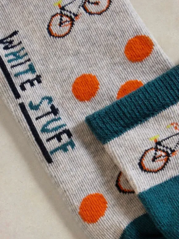 Bicycle Spot Trainer Sock in GREY MULTI