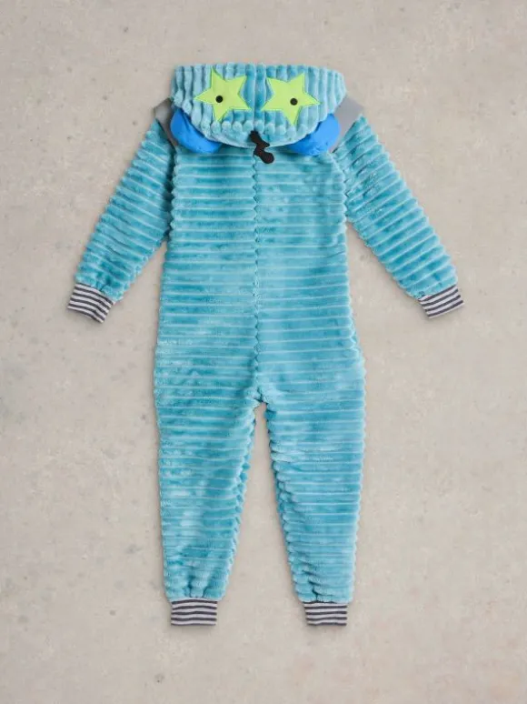 Boys Robot Onesie in LIGHT BLUE