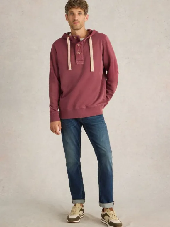 Brampton Overhead Hoodie in MID PLUM