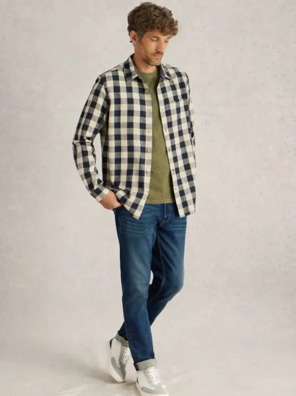 Buffalo Check Shirt in NAVY MULTI