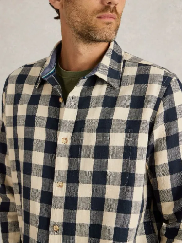 Buffalo Check Shirt in NAVY MULTI