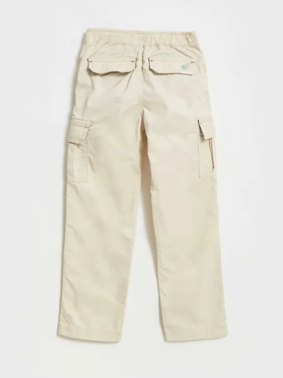 Caleb Cargo Trouser in LIGHT NATURAL