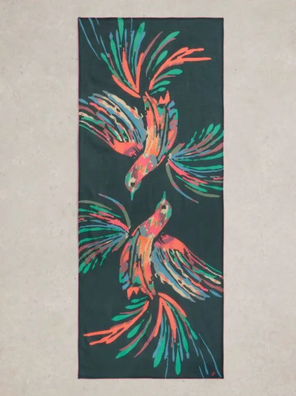 Canyon Bird Scarf in GREEN MULTI