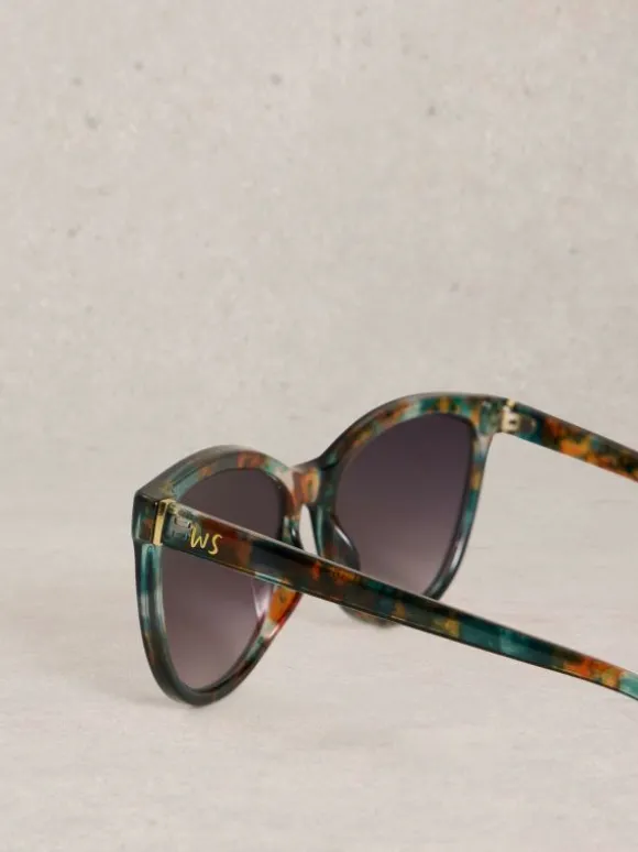 Cat Eye Sunglasses in BLACK MULTI