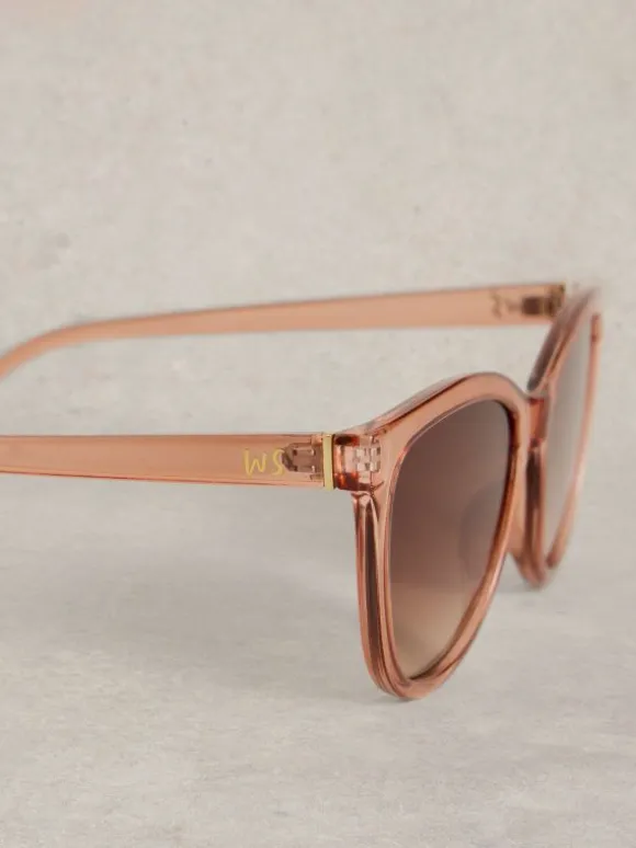 Cat Eye Sunglasses in LIGHT PINK