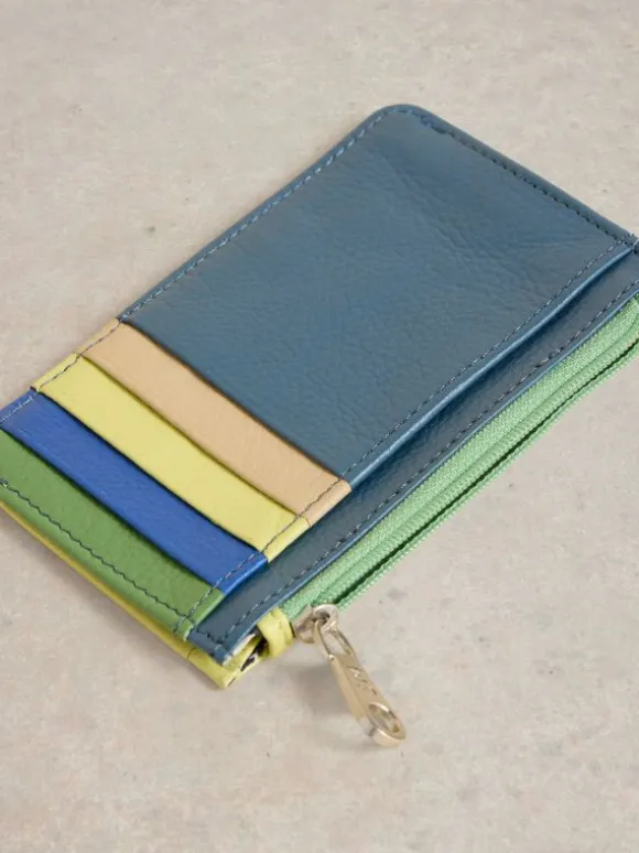 Celia Card Holder Purse in BLUE MULTI