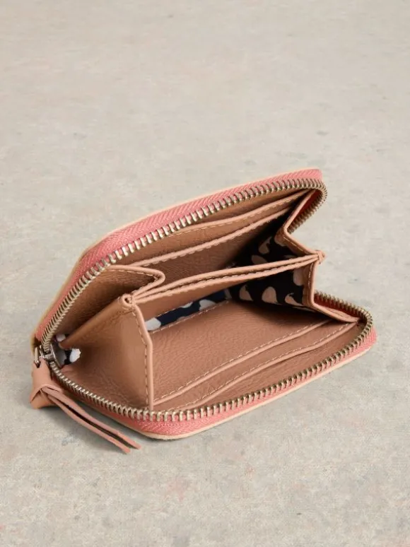 Cerys Zip Around Purse in PINK MULTI