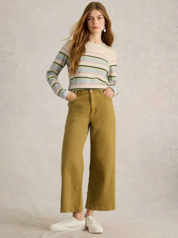 CLARA CREW NECK TSHIRT in GREY MULTI