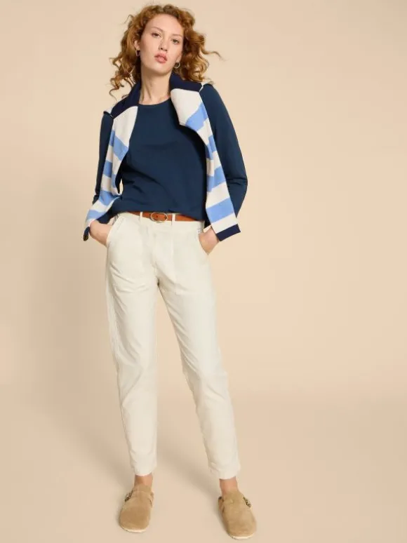 CLARA LS TEE in DARK NAVY