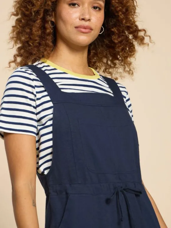 Daphne Jersey Dungaree in FRENCH NAVY