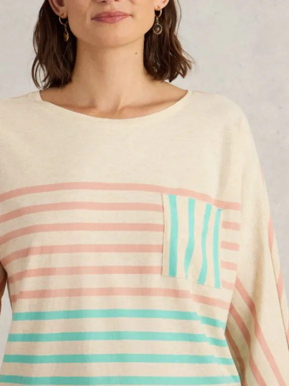 DEMI DOLMAN in NATURAL MULTI