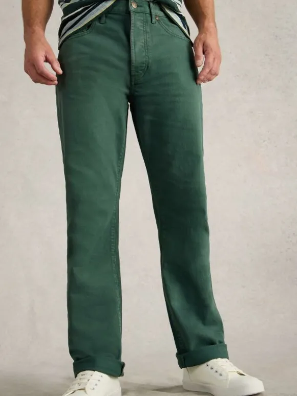 Eastwood Garment Dye Jean in DARK GREEN