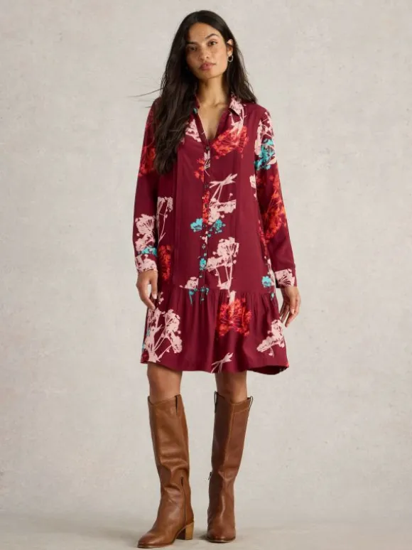 Frankie Dress in RED PRINT