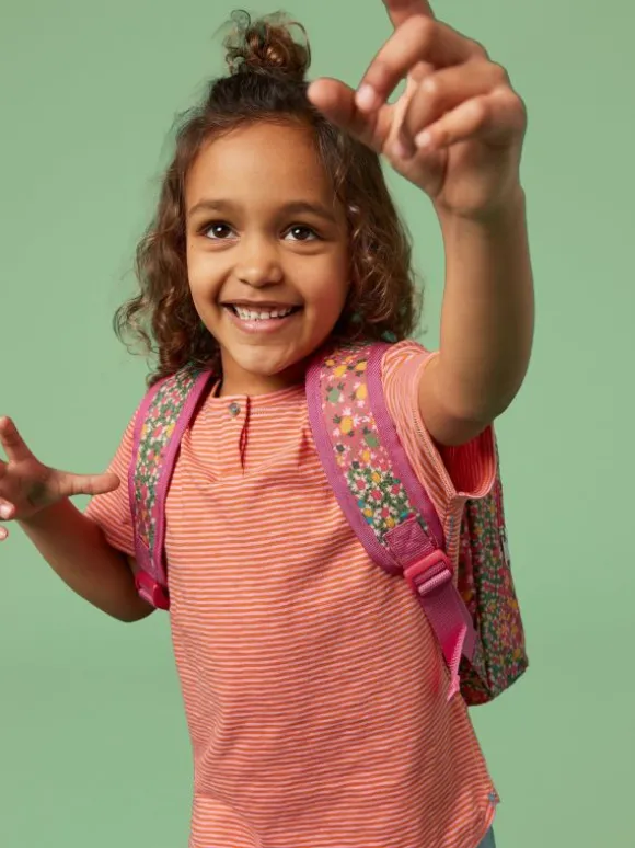 Girls Backpack in PINK MULTI