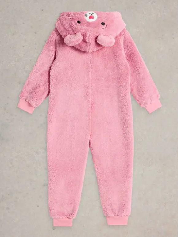 Girls Mouse Onesie in MID PINK