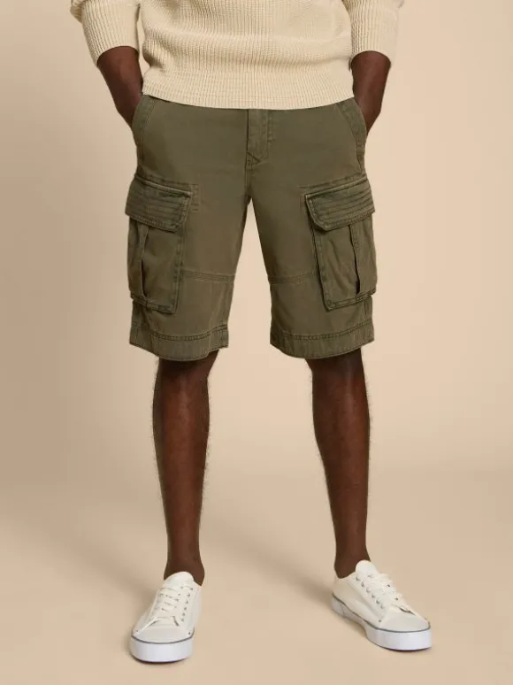 Halsall Organic Cargo Short in KHAKI GREEN