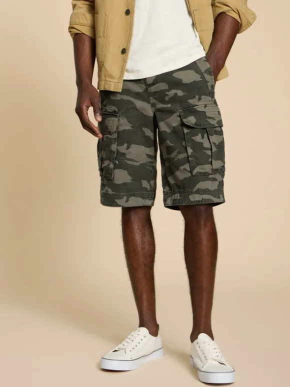 Halsall Organic Cargo Short in GREEN MULTI