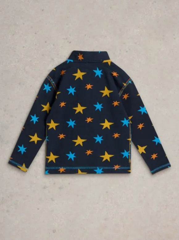 Jack Star Funnel Sweat in NAVY MULTI