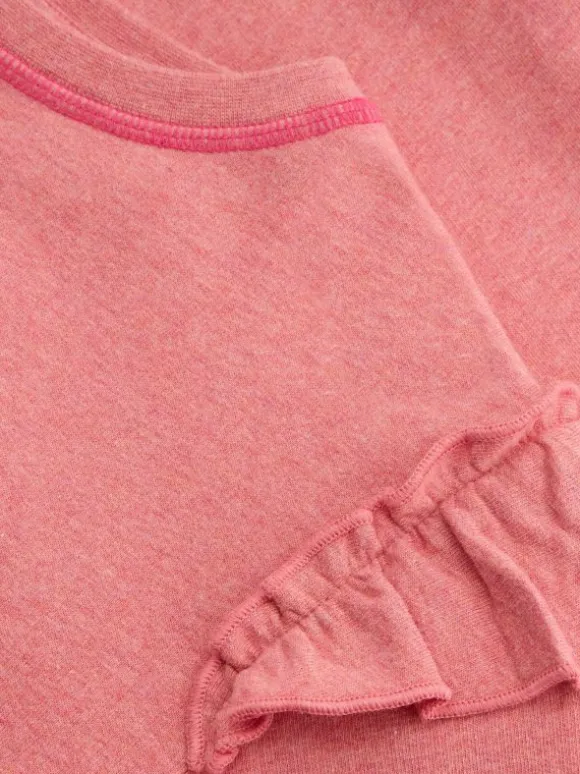 Kids Sadie Swan Crew Neck Sweat in MID PINK