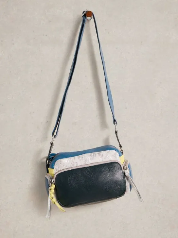 Lana Zip Camera Bag in NAVY MULTI