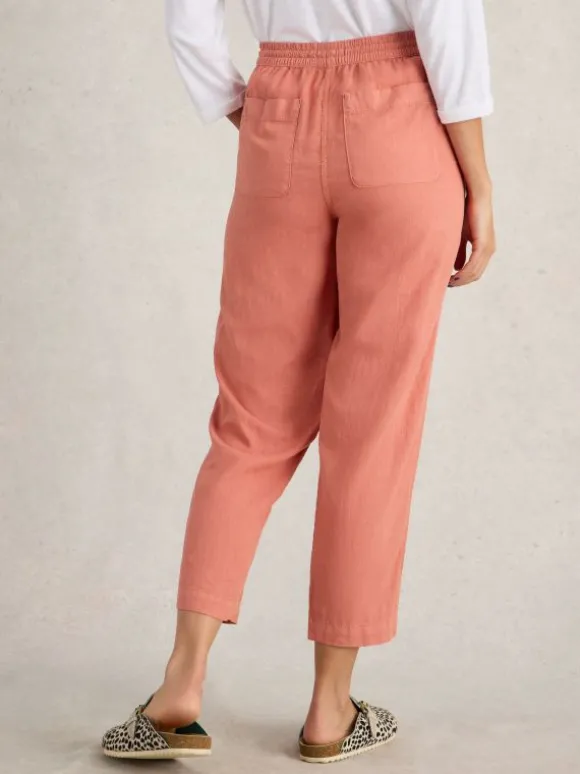 linen_blend_elle_trouser__2-5.webp Linen Blend Elle Trouser in MID RED