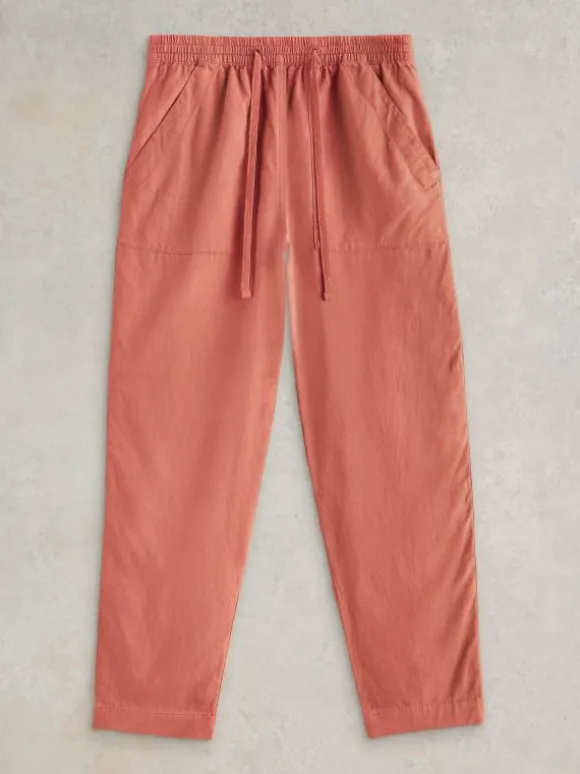 linen_blend_elle_trouser__3-5.webp Linen Blend Elle Trouser in MID RED