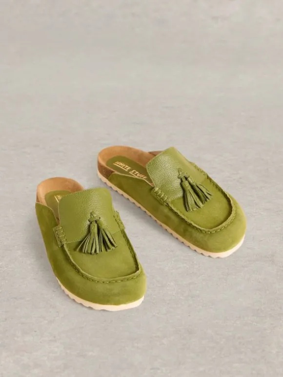 Mabel Slip On Footbed in BRIGHT GREEN