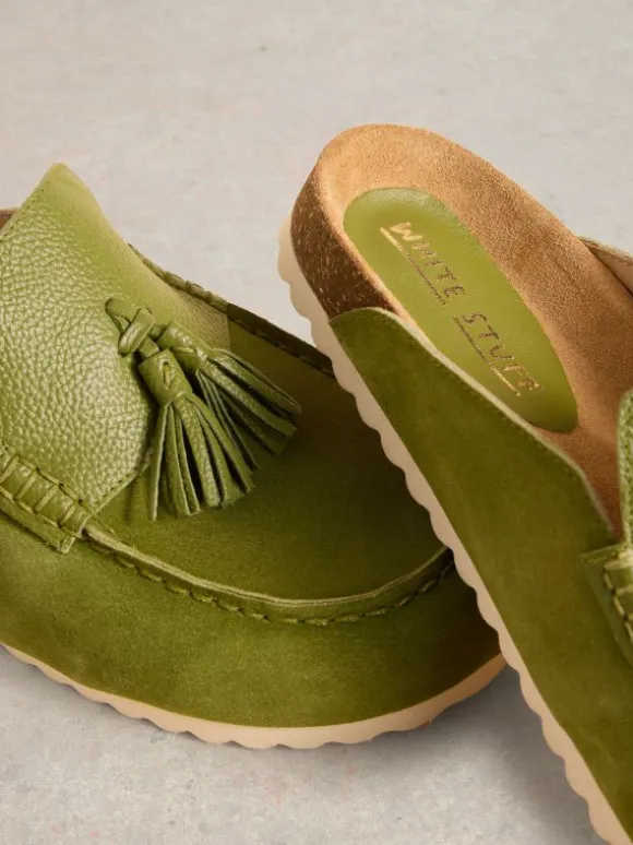 Mabel Slip On Footbed in BRIGHT GREEN