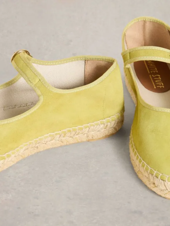 Mary Jane Espadrilles in BRIGHT GREEN