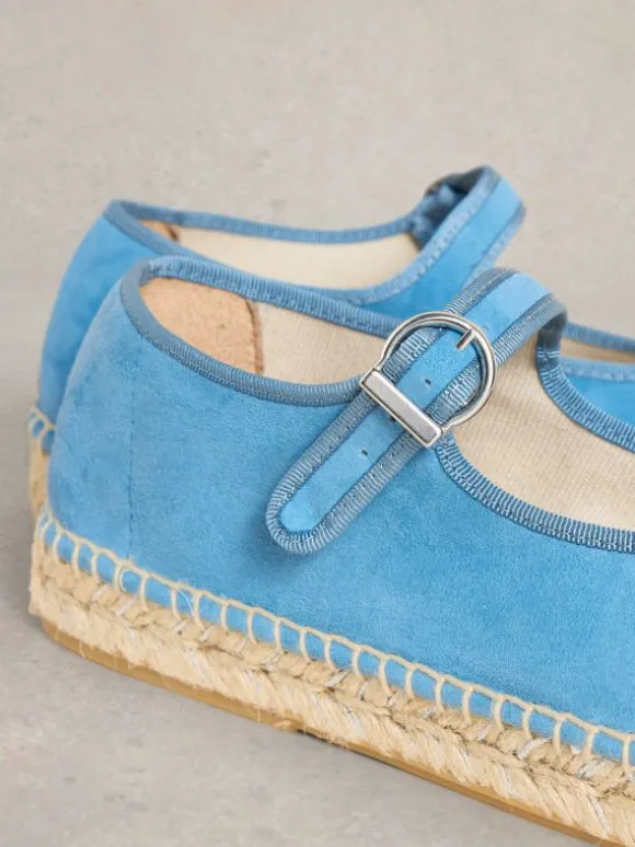 Mary Jane Espadrilles in MID BLUE