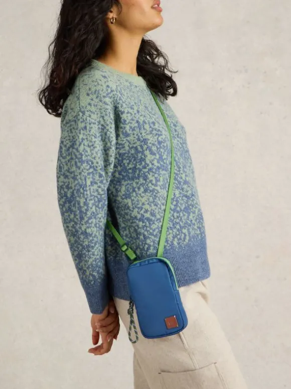 Meadow Phone Bag in DARK BLUE