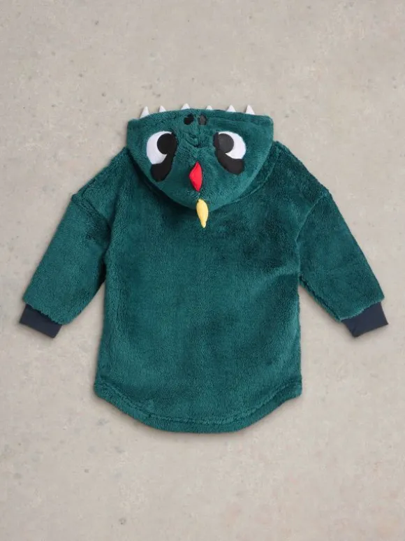 Monster Cosy Hoodie in BRIGHT TEAL