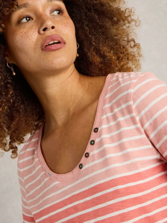 NADIA TEE in PINK MULTI