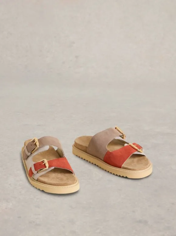 Patty Footbed Sandal in NATURAL MULTI