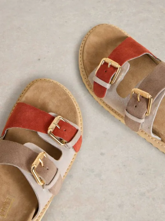 Patty Footbed Sandal in NATURAL MULTI