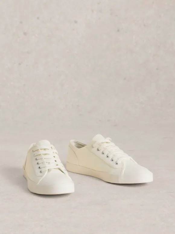 Peter Plimsoll Trainer in PALE IVORY