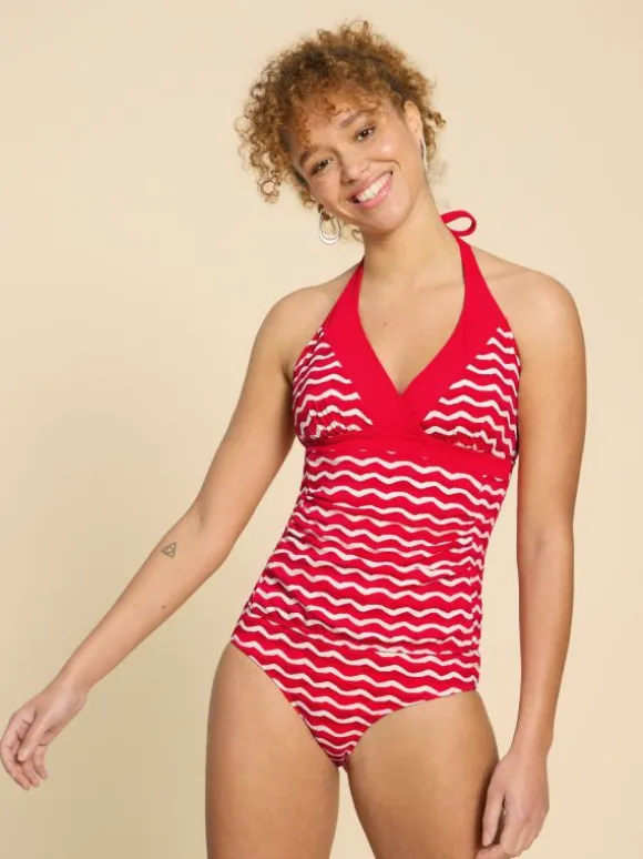 Reversible Fold Down Bottom in RED MULTI