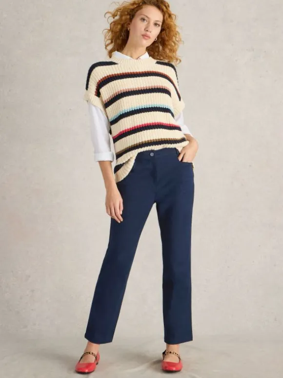Savannah Stretch Trouser in DARK NAVY
