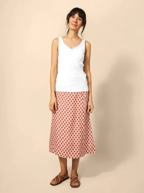 SEABREEZE VEST V NECK in BRILLIANT WHITE