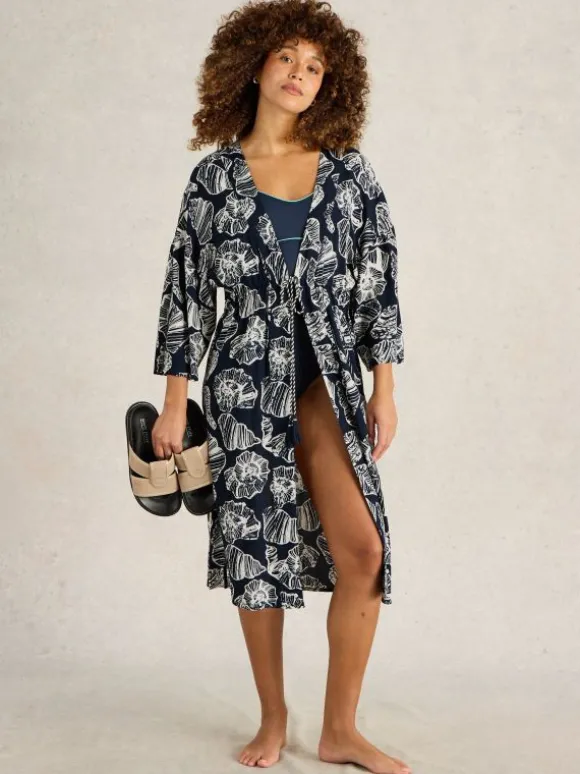 Sophie Casual Kimono in NAVY MULTI