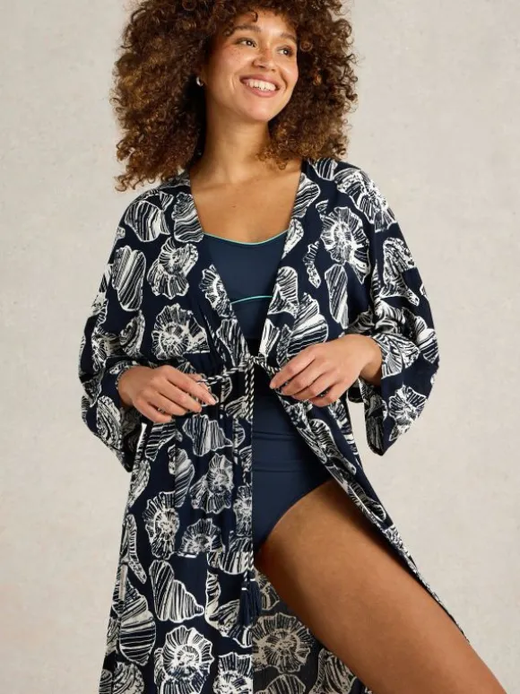 Sophie Casual Kimono in NAVY MULTI