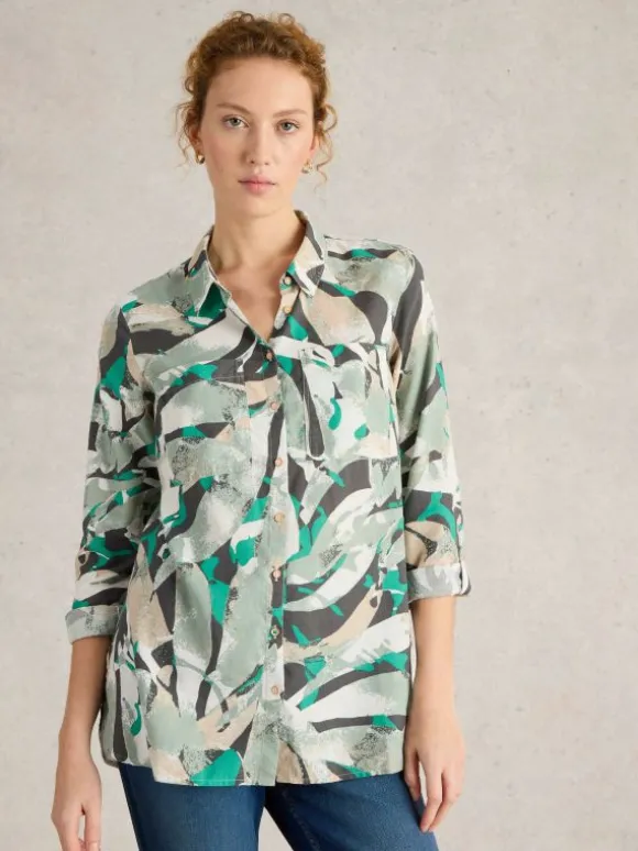 sophie_longline_cotton_sh_1-1.webp Sophie Longline Cotton Shirt in GREY MULTI