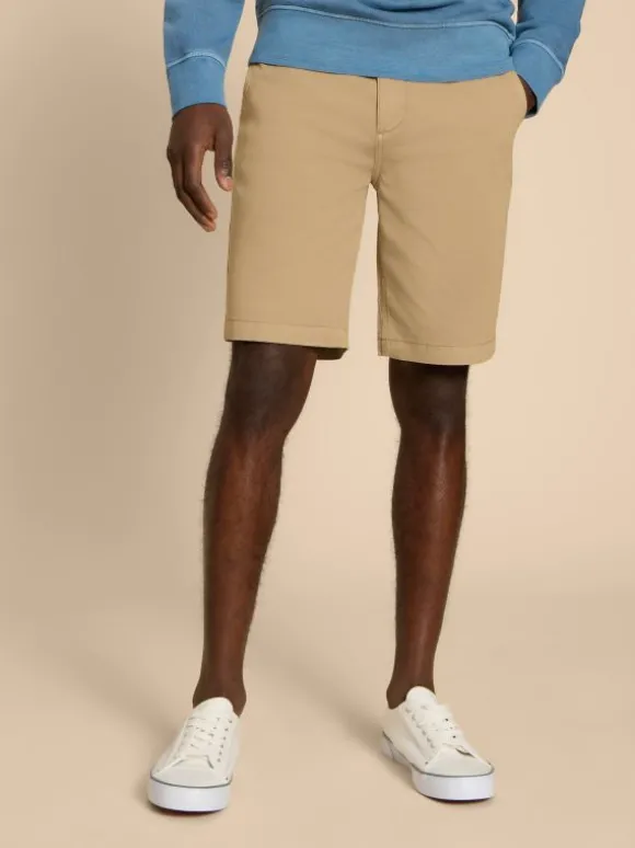 Sutton Organic Chino Short in LIGHT NATURAL