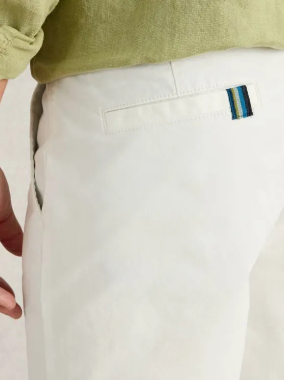 Sutton Organic Chino Short in BRILLIANT WHITE